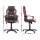 Artiss Gaming Office Chair, Premium PU Leather & Mesh, Red, Ergonomic Design, High-Back Support, Adjustable Height