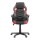 Artiss Gaming Office Chair, Premium PU Leather & Mesh, Red, Ergonomic Design, High-Back Support, Adjustable Height