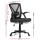 Artiss Mesh Office Chair, Mid Back, Black, 66x66x86-96cm, Ergonomic Design with Lumbar Support and Flip-Up Armrests