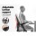 Artiss Mesh Office Chair, Mid Back, Grey, 66x66x86-96cm, Ergonomic, Adjustable Lumbar Support, Flip-Up Armrests