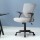 Artiss Mesh Office Chair, Mid Back, Grey, 66x66x86-96cm, Ergonomic, Adjustable Lumbar Support, Flip-Up Armrests