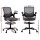 Artiss Mesh Drafting Office Chair Grey – Ergonomic Adjustable Stool with Flip-Up Arms, Footrest & Chrome Base