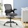 Artiss Mesh Drafting Office Chair Grey – Ergonomic Adjustable Stool with Flip-Up Arms, Footrest & Chrome Base