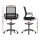 Artiss Ergonomic Mesh Drafting Chair - Adjustable Height, Lumbar Support, Chrome Base, Swivel, Black, 150kg Capacity