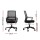 Artiss Mesh Office Chair Black Mid Back Ergonomic Computer Gaming Desk Chair with Adjustable Height and Armrests