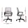 Artiss Mesh Office Chair Grey Mid Back Ergonomic Computer Gaming Desk Chair Height Adjustable with Armrest and Wheels