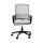Artiss Mesh Office Chair Grey Mid Back Ergonomic Computer Gaming Desk Chair Height Adjustable with Armrest and Wheels