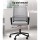 Artiss Mesh Office Chair Grey Mid Back Ergonomic Computer Gaming Desk Chair Height Adjustable with Armrest and Wheels