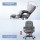 Artiss Executive Office Chair with Fabric Seat, High Back, Footrest, 360° Swivel, Recline, Grey, 120kg Capacity