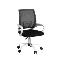 Artiss Mid-Back Mesh Office Chair - Ergonomic, Breathable, Height Adjustable with 360° Swivel & Chrome Base