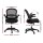 Artiss Mesh Office Chair Mid-Back Ergonomic Computer Desk Chair with Flip-Up Armrests, Adjustable Height, Black