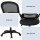 Artiss 2x Mesh Office Chair Set, Mid Back, Flip-Up Armrests, Adjustable Height, Lumbar Support, Black, 120kg