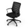Artiss Ergonomic Mesh Office Chair, Mid-Back Design with Lumbar Support, Height Adjustable Swivel for Home Office, Black