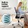 Artiss Ergonomic Mesh Office Chair - Black/White, Lumbar Support, 10cm Height Adjustable, 360° Swivel, Easy Assembly