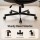 Artiss Criss Cross Ergonomic Office Chair with Wheels 6-Position Adjustable Armrests PU Leather Black