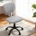 Artiss Ergonomic Armless Office Chair Grey - 360° Swivel, Height Adjustable, Fabric Seat, Compact Design, Easy Assembly