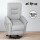 Artiss Recliner Chair, PU Leather, Grey, 78x92x105cm, Lift Assist, Ergonomic Design, Remote-Controlled Comfort