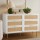 Artiss Chest of 6 Drawers Lowboy Cabinet White, 120x40x79cm, Particle Board, Metal Handles, Easy Assembly