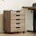 Artiss 5-Drawer Mobile Filing Cabinet, Scratch Beige, 360° Casters, 49x41x62cm, Easy Access, Locking Wheels, 1-Year