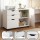 Artiss 3 Drawer Mobile Filing Cabinet Printer Stand A4 Hanging Files White Durable Top 120kg Support
