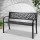 Gardeon 2-Seater Garden Bench - Steel, Black, Vintage Design, Weather-Resistant, 119x52x75.5cm, 220kg Capacity