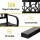 Gardeon Outdoor Garden Bench - Steel 2 Seater, Black, Rust-Resistant, 118.5cm, Indoor/Outdoor, Easy Assembly
