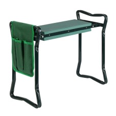 Gardeon Garden Kneeler 3-in-1: Foldable Steel Frame Seat & EVA Foam Pad, 60x27x48cm, 150kg Capacity, Storage P