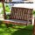 Gardeon Outdoor Wooden Swing Chair: 2-Seater Charcoal Bench with Adjustable Canopy, Cushions & 250kg Capacity