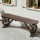 Gardeon Outdoor Wooden Garden Bench - Rustic Wagon Wheels, UV-Resistant Fir Wood, 2-Seater, 320kg Capacity, 120cm