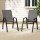 Gardeon 2PC Grey Outdoor Stackable Dining Chairs - Durable Steel Frame, Weather-Resistant, Easy Clean, 150kg Capacity
