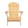 Gardeon Adirondack Wooden Beach Chair - Hemlock Wood, Foldable Patio Furniture, Large Armrests, Easy Assembly