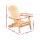 Gardeon Adirondack Outdoor Chairs Set of 2, Foldable Fir Wood Patio Furniture with Wide Armrests, Natural Finish