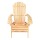 Gardeon Adirondack Outdoor Chairs Set of 2, Foldable Fir Wood Patio Furniture with Wide Armrests, Natural Finish