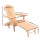 Gardeon Adirondack Outdoor Chair with Slide-Out Ottoman, Eco-Friendly Wooden Patio Furniture, Foldable & Durable Design