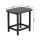 Gardeon Black Outdoor Coffee Side Table - Weatherproof HDPE, 91kg Capacity, 47.5cm Height, Water-Draining Design