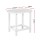 Gardeon White HDPE Outdoor Side Table: Weatherproof, 91kg Capacity, 47.5cm Height, Ideal for Patio & Garden Use