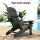 Gardeon Folding Adirondack Chair Black HDPE Outdoor Sun Lounge Patio Beach Seat with 11cm Cup Holder 170kg