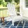 Gardeon Folding Adirondack Chair White HDPE Outdoor Lounge Patio Beach Seat 103° Backrest 170kg Capacity