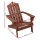 Gardeon Adirondack Outdoor Wooden Beach Chair - Brown, Fir Wood, 150kg Capacity, UV & Weather-Resistant, 73x82x86cm