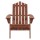 Gardeon Adirondack Outdoor Wooden Beach Chair - Brown, Fir Wood, 150kg Capacity, UV & Weather-Resistant, 73x82x86cm