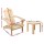 Gardeon 3PC Adirondack Chair Set: Fir Wood, Eco-Friendly Finish, High Back, Wide Armrests, 2 Chairs & Side Table Set