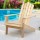 Gardeon Adirondack Wooden Beach Chair, Fir Wood, Eco-Friendly, UV-Resistant, 150kg Capacity, 52x82x86cm, Patio Furniture
