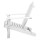 Gardeon White Adirondack Outdoor Chair - Eco-Friendly Fir Wood, 150kg Capacity, UV-Resistant, Wide Armrests, 52x82x86cm