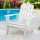 Gardeon White Adirondack Outdoor Chair - Eco-Friendly Fir Wood, 150kg Capacity, UV-Resistant, Wide Armrests, 52x82x86cm