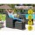 Gardeon 5PC Grey Wicker Bistro Set - Outdoor/Indoor Furniture with UV-Resistant PE Wicker & Aluminium Frame, 5mm Glass