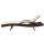 Gardeon Sun Lounge Wicker Lounger - Adjustable Outdoor Beach Chair, Brown, Durable Aluminium Frame with Cushion, 190cm