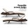 Gardeon Sun Lounge Wicker Lounger - Adjustable Outdoor Beach Chair, Brown, Durable Aluminium Frame with Cushion, 190cm