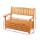 Gardeon 2-Seater Wooden Outdoor Storage Bench – Fir Wood, 114.5x45x88cm, Natural Finish, Sturdy, Easy Assembly