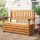 Gardeon 2-Seater Wooden Outdoor Storage Bench – Fir Wood, 114.5x45x88cm, Natural Finish, Sturdy, Easy Assembly