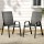 Gardeon 2PC Stackable Outdoor Dining Chairs - Black, Steel Frame, Weather-Resistant, 150kg Capacity, Easy Assembly